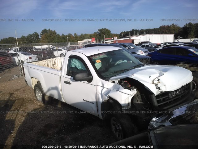 1GTN1TEX5BZ464197 - 2011 GMC SIERRA C1500 WHITE photo 1