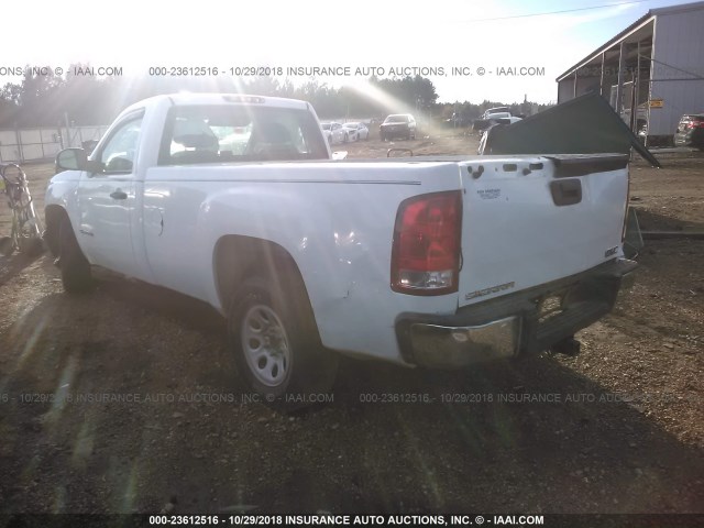 1GTN1TEX5BZ464197 - 2011 GMC SIERRA C1500 WHITE photo 3