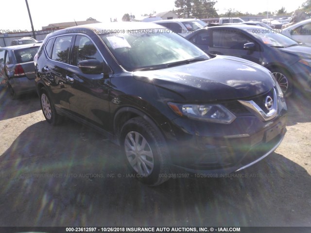 5N1AT2MT1FC867034 - 2015 NISSAN ROGUE S/SL/SV BLACK photo 1