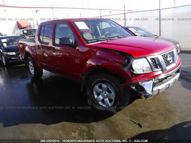 1N6AD07W79C420382 - 2009 NISSAN FRONTIER CREW CAB SE/LE/NISMO RED photo 1