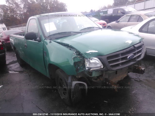 2FTRF17W14CA55982 - 2004 FORD F-150 HERITAGE CLASSIC GREEN photo 1