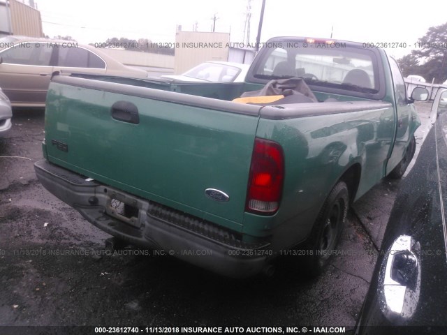 2FTRF17W14CA55982 - 2004 FORD F-150 HERITAGE CLASSIC GREEN photo 4