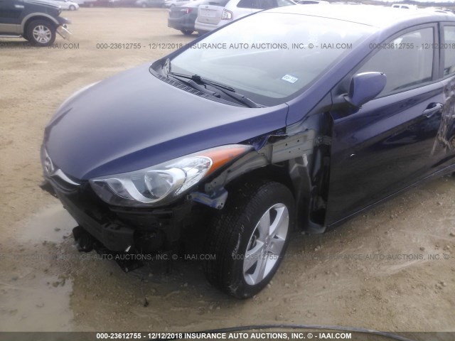 5NPDH4AE2DH333692 - 2013 HYUNDAI ELANTRA GLS/LIMITED Dark Blue photo 6