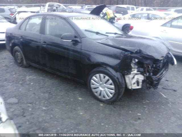 3VWHZ71K09M021228 - 2009 VOLKSWAGEN JETTA S BLACK photo 1