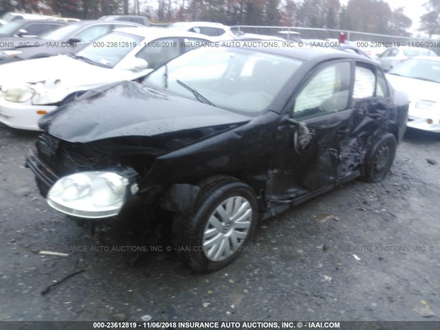 3VWHZ71K09M021228 - 2009 VOLKSWAGEN JETTA S BLACK photo 2