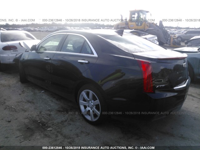 1G6AA5RA5F0140373 - 2015 CADILLAC ATS BLACK photo 3