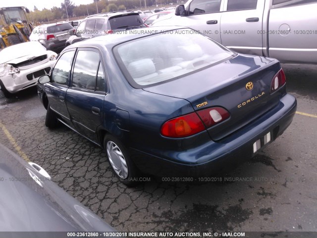 2T1BR12E5XC129915 - 1999 TOYOTA COROLLA VE/CE/LE BLUE photo 3