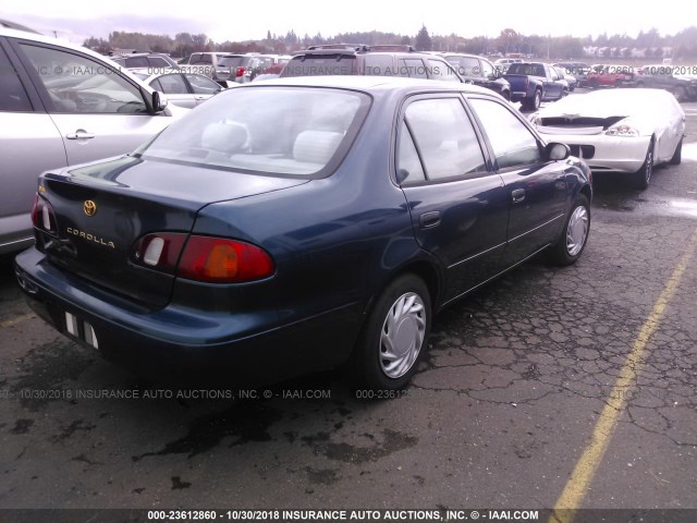 2T1BR12E5XC129915 - 1999 TOYOTA COROLLA VE/CE/LE BLUE photo 4