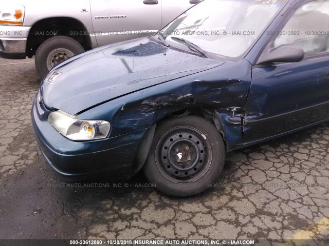 2T1BR12E5XC129915 - 1999 TOYOTA COROLLA VE/CE/LE BLUE photo 6