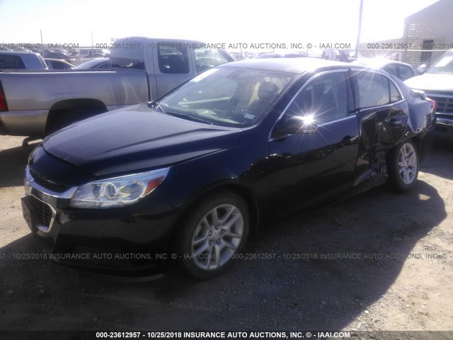 1G11C5SL8FF333769 - 2015 CHEVROLET MALIBU 1LT BLACK photo 2