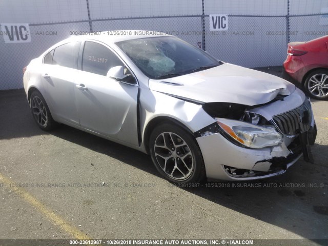 2G4GL5EX1H9152486 - 2017 BUICK REGAL SPORT TOURING SILVER photo 1