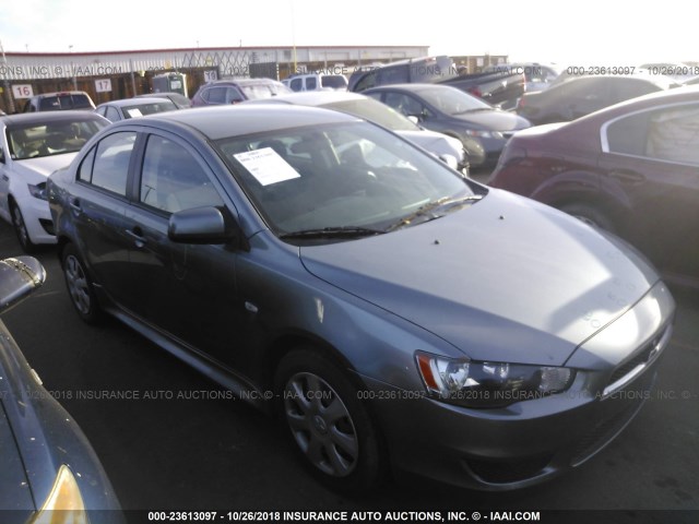 JA32U2FU3EU022950 - 2014 MITSUBISHI LANCER ES/ES SPORT GRAY photo 1