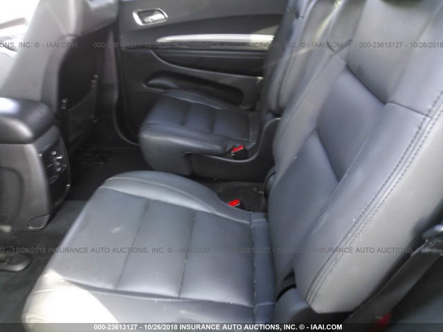 1C4RDHAG8EC551515 - 2014 DODGE DURANGO SXT GRAY photo 8