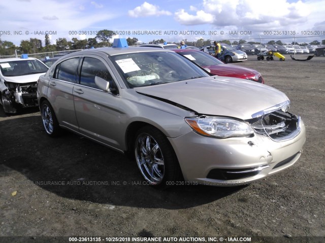 1C3CCBBB1DN701223 - 2013 CHRYSLER 200 TOURING GOLD photo 1