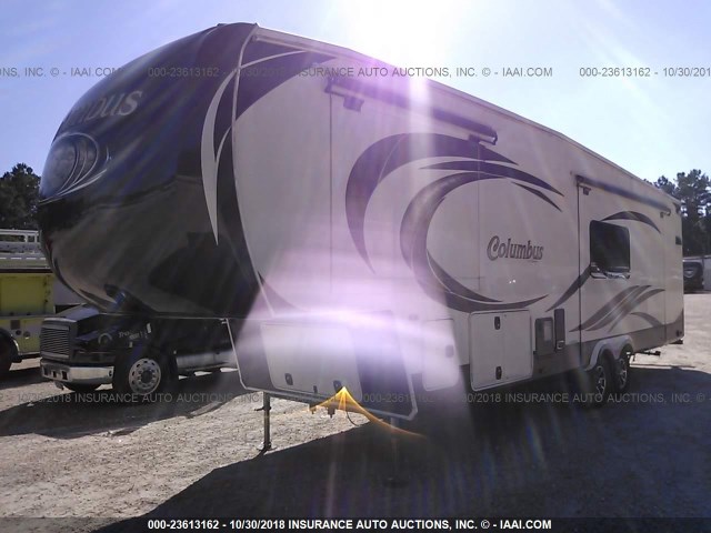 4X4FCMK23F6005121 - 2015 PALOMINO 5TH WHEEL  TAN photo 2