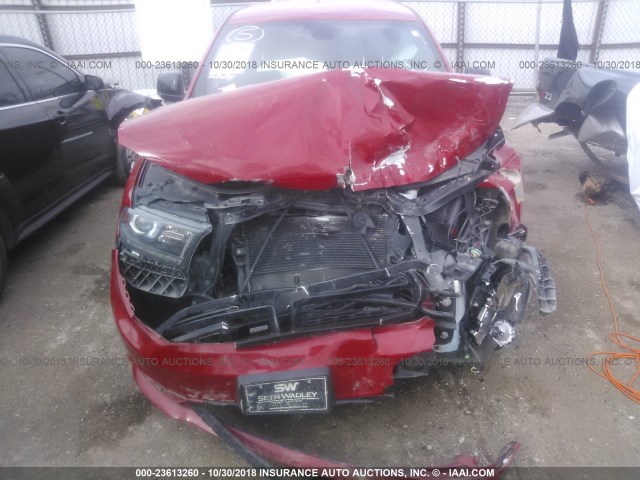 1C4RDHDG5GC315130 - 2016 DODGE DURANGO LIMITED RED photo 6