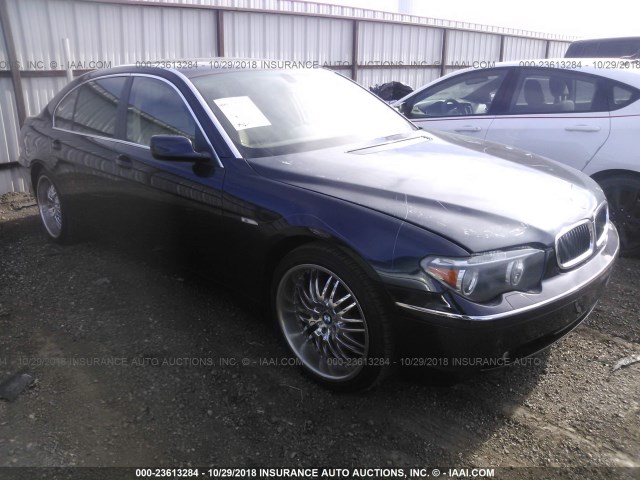 WBAGN634X3DS43441 - 2003 BMW 745 LI Dark Blue photo 1