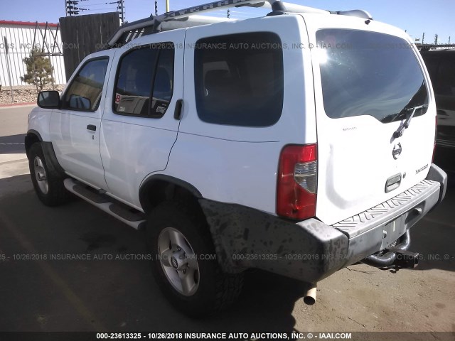 5N1ED28Y92C508111 - 2002 NISSAN XTERRA XE/SE WHITE photo 3