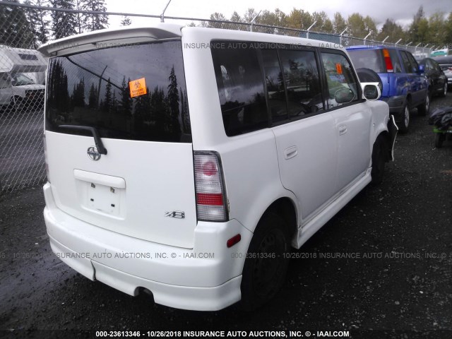 JTLKT324264114931 - 2006 TOYOTA SCION XB Ақ фото 4