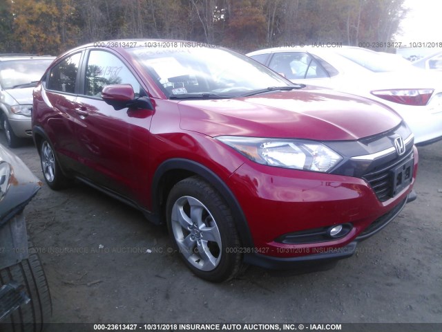 3CZRU6H51GM746179 - 2016 HONDA HR-V EX RED photo 1