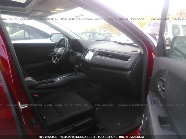 3CZRU6H51GM746179 - 2016 HONDA HR-V EX RED photo 5