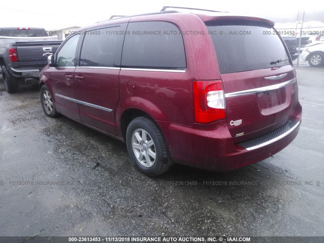 2C4RC1CG2CR150182 - 2012 CHRYSLER TOWN & COUNTRY TOURING L RED photo 3