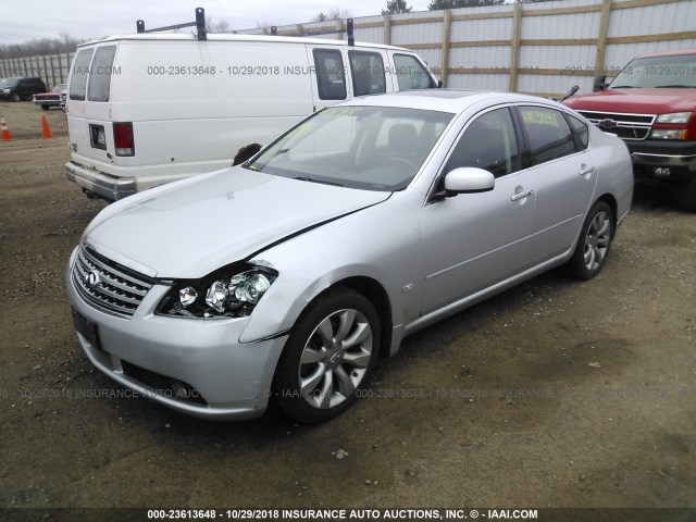 JNKAY01F67M458885 - 2007 INFINITI M35 SPORT SILVER photo 2