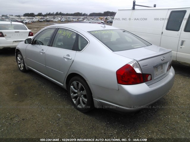 JNKAY01F67M458885 - 2007 INFINITI M35 SPORT SILVER photo 3