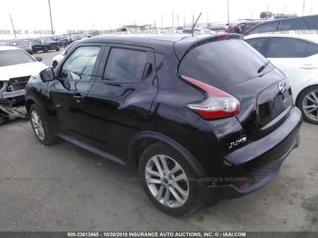 JN8AF5MR8FT503151 - 2015 NISSAN JUKE S/SV/SL/NISMO BLACK photo 3