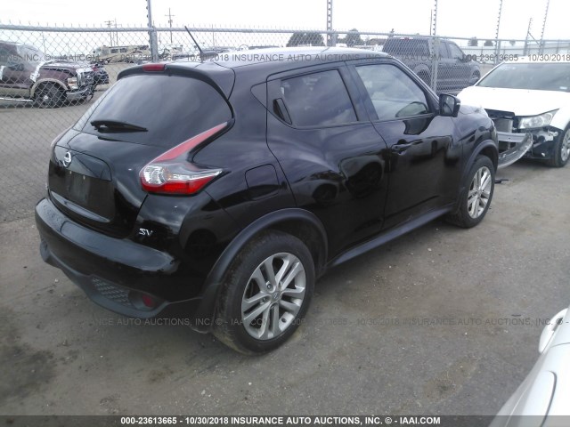 JN8AF5MR8FT503151 - 2015 NISSAN JUKE S/SV/SL/NISMO BLACK photo 4