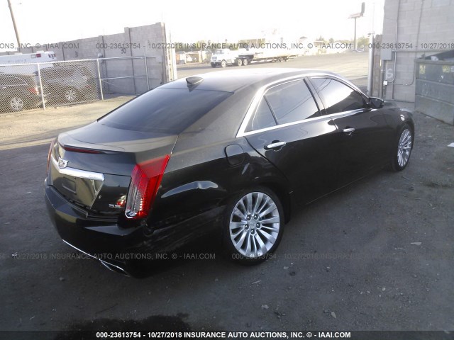 1G6AS5S35F0118317 - 2015 CADILLAC CTS PERFORMANCE COLLECTION BLACK photo 4