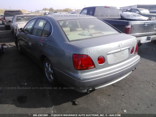 JT8BD69SX10137094 - 2001 LEXUS GS 300 GRAY photo 3