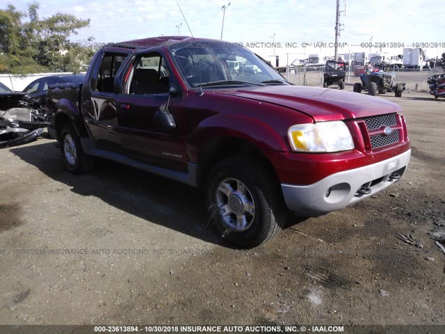 1FMZU67E01UC15013 - 2001 FORD EXPLORER SPORT TR  RED photo 1