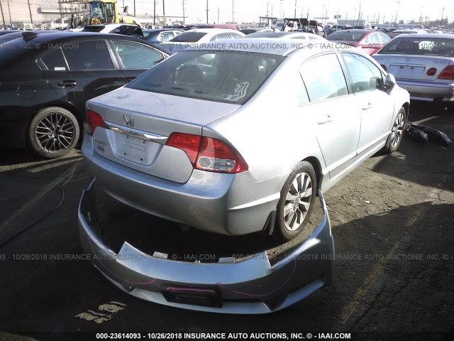 2HGFA1F90BH512716 - 2011 HONDA CIVIC EXL GRAY photo 4