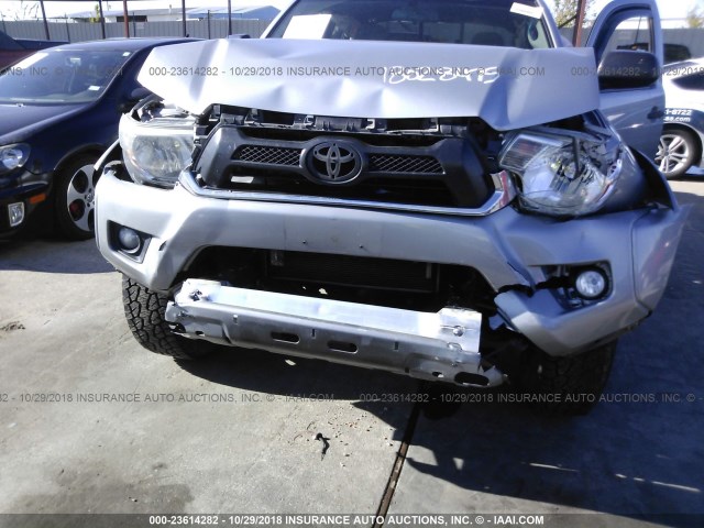 3TMLU4EN9FM165550 - 2015 TOYOTA TACOMA DOUBLE CAB/TRD PRO SILVER photo 6