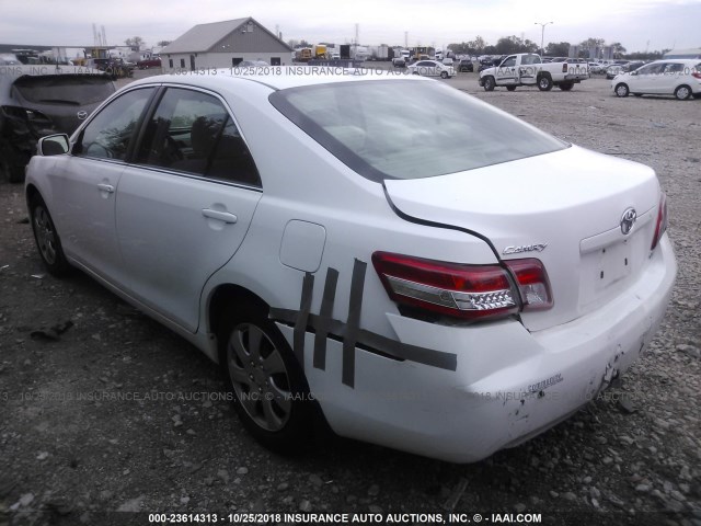 4T4BF3EKXBR093593 - 2011 TOYOTA CAMRY SE/LE/XLE 白色 照片 3