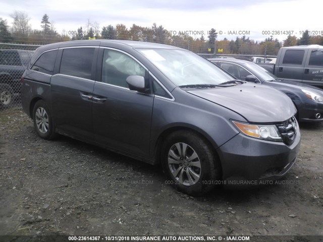 5FNRL5H35GB087609 - 2016 HONDA ODYSSEY SE GRAY photo 1