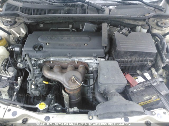 4T1BE46K48U214936 - 2008 TOYOTA CAMRY CE/LE/XLE/SE TAN photo 10
