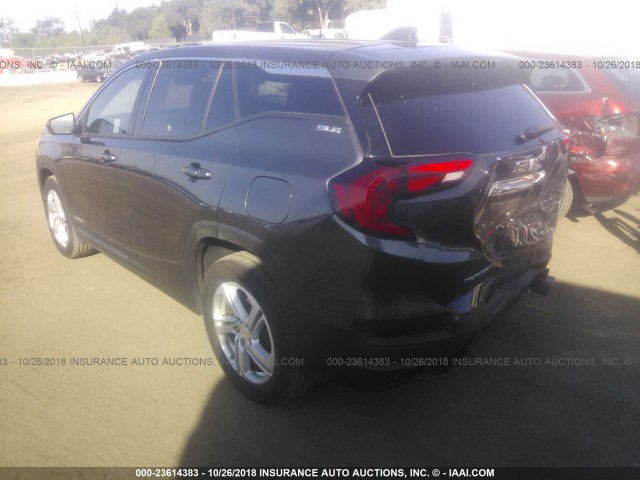 3GKALMEX5JL123102 - 2018 GMC TERRAIN SLE GRAY photo 3