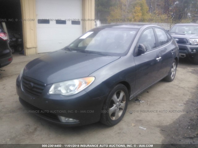 KMHDU46DX7U243174 - 2007 HYUNDAI ELANTRA GRAY photo 2