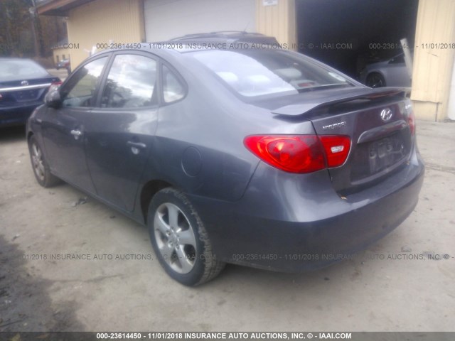 KMHDU46DX7U243174 - 2007 HYUNDAI ELANTRA GRAY photo 3