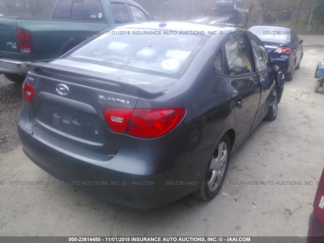 KMHDU46DX7U243174 - 2007 HYUNDAI ELANTRA GRAY photo 4