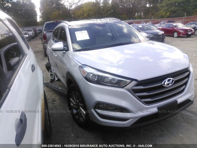 KM8J33A43GU192348 - 2016 HYUNDAI TUCSON LIMITED/SPORT AND ECO/SE GRAY photo 1