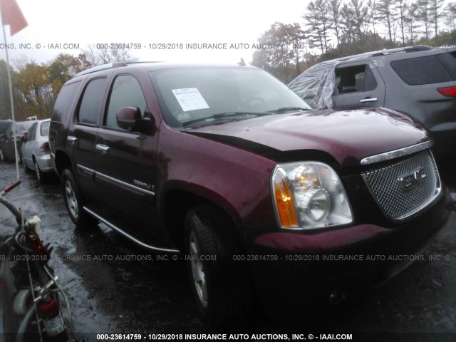 1GKFK63848J130396 - 2008 GMC YUKON DENALI MAROON photo 1