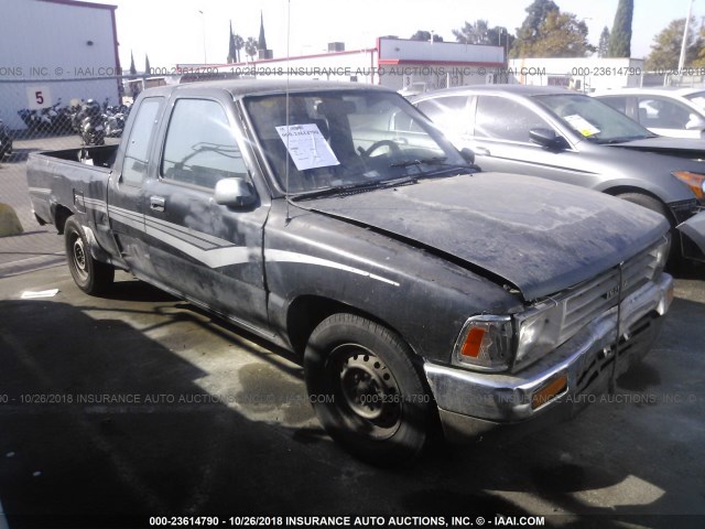 JT4VN93D5L5011822 - 1990 TOYOTA PICKUP 1/2 TON EX LNG WHLBSE DLX BLACK photo 1