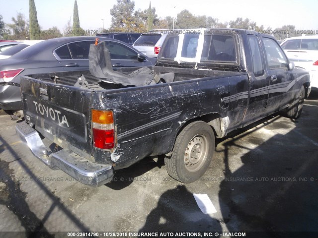 JT4VN93D5L5011822 - 1990 TOYOTA PICKUP 1/2 TON EX LNG WHLBSE DLX BLACK photo 4