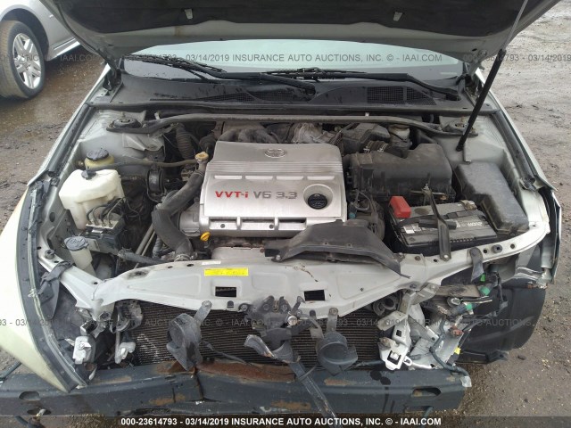 4T1CA38P45U058864 - 2005 TOYOTA CAMRY SOLARA SE/SLE ვერცხლისფერი ფოტო 10