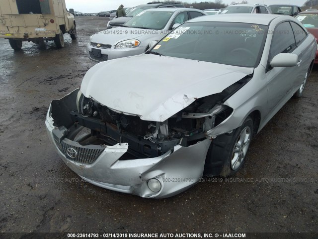 4T1CA38P45U058864 - 2005 TOYOTA CAMRY SOLARA SE/SLE ვერცხლისფერი ფოტო 6