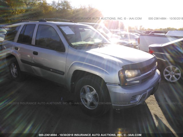 1GNDT13SX42360311 - 2004 CHEVROLET TRAILBLAZER LS/LT SILVER photo 1