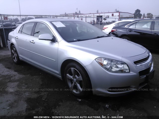 1G1ZC5EU2CF343409 - 2012 CHEVROLET MALIBU 1LT SILVER photo 1